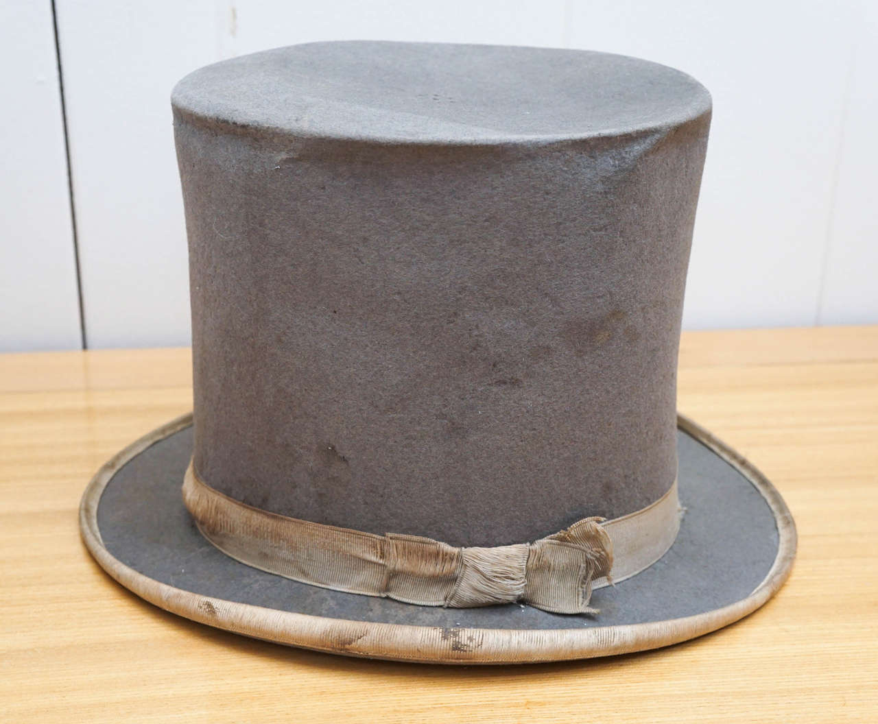 American Set of Seven Antique Milliner Beaver Top Hats