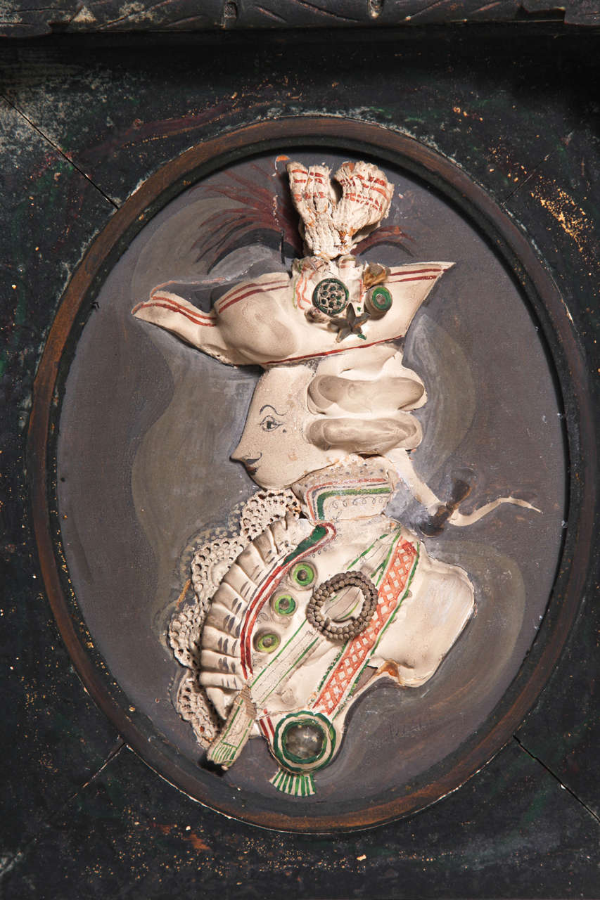 American Tony Duquette Bas Relief of a Louis XVI Courtier