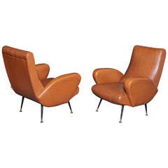 Pair of Italian Chairs, Made in 1955