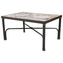 Inlaid Marble Coffee Table