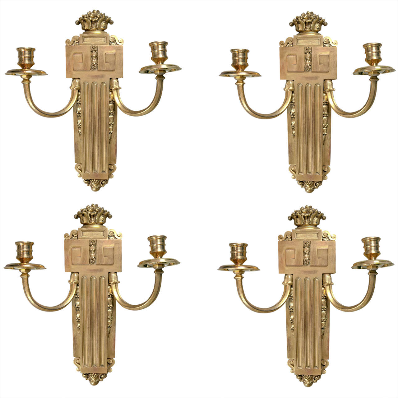 Pair of Neoclassical Style Caldwell Sconces