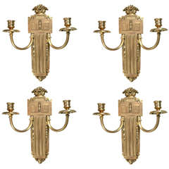 Pair of Neoclassical Style Caldwell Sconces 7