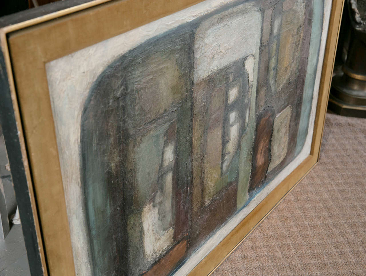 Mid-Century Cubist Painting For Sale 2