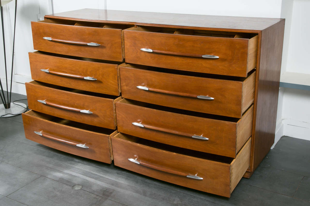 Late 20th Century Important Chest of Drawers by T.H. Robsjohn-Gibbings, circa 1970 For Sale
