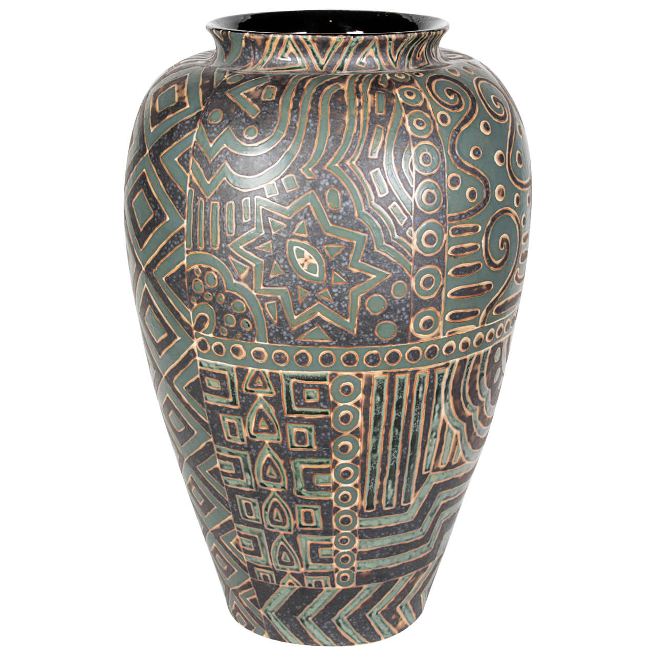 Thai Ceramic Vase For Sale