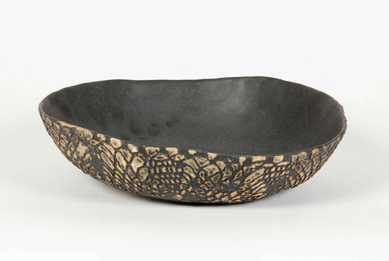 Hand-Crafted Decorative Thai Ceramic Bowl