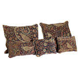 Antique Persian rug pillows