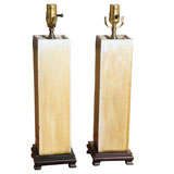 Vintage Pair of ceramic lamps