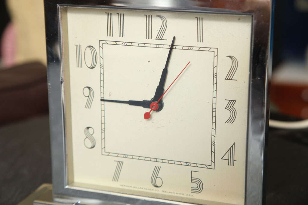 Gilbert Rohde Table Clock at 1stDibs