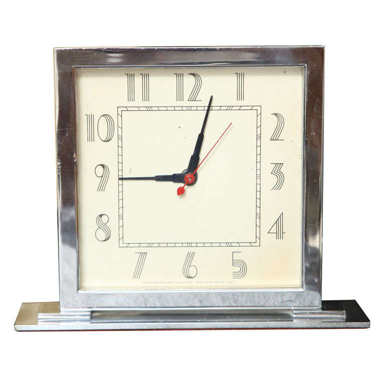 Iconic Rohde for Herman Miller desk clock at 1stdibs