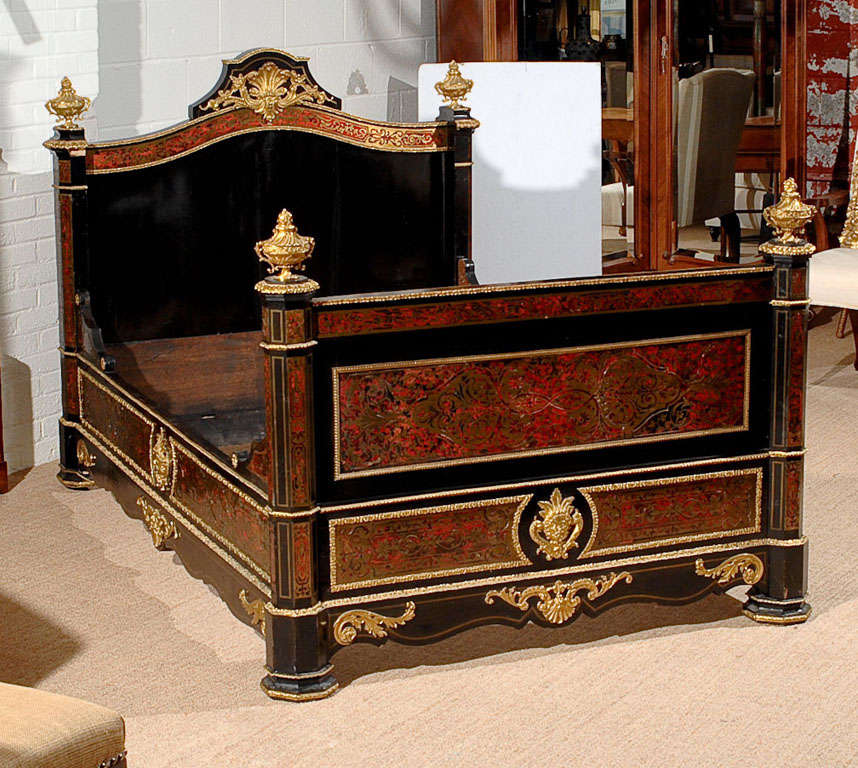 Napoleon III Boulle Bed For Sale 1