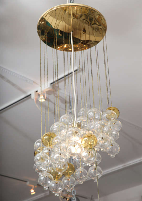 Retro Cascading Glass Bubble Light Fixture At 1stdibs Retro Cascading Glass Bubble Light Fixture 3