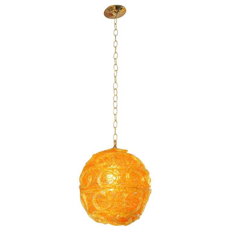 FABOLOUS  HANDMADE "SPAGHETTI-RIBBON" LAMP