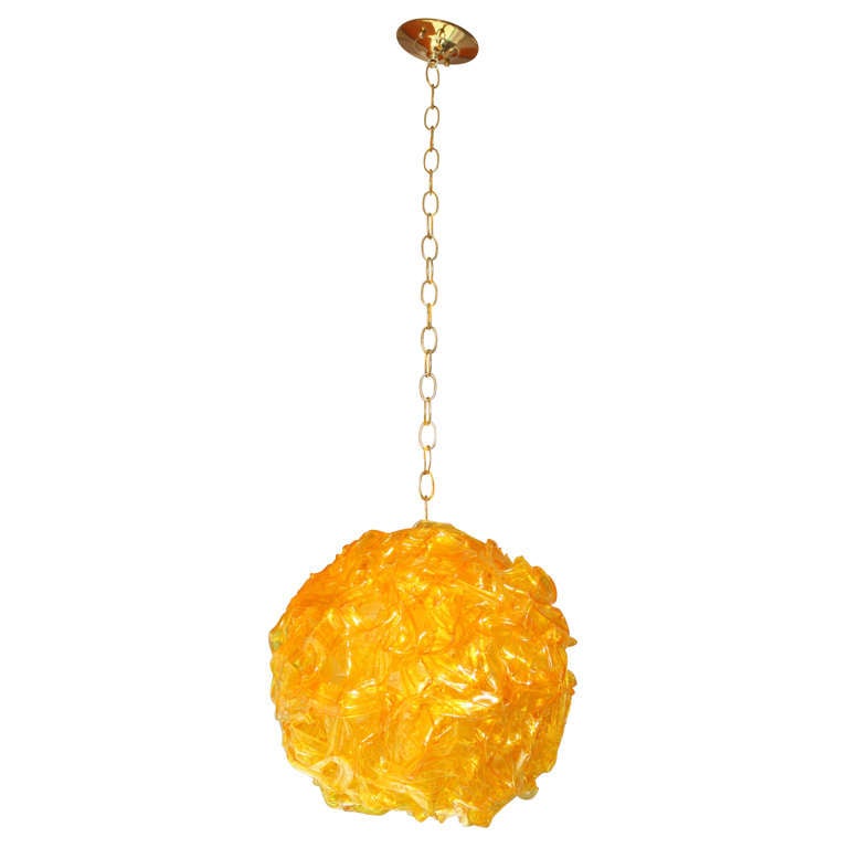 WONDERFUL RICH YELLOW
THERE IS AN OTHER YELLOW ribbon lamp also published on my page