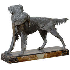 Large Dog on Base