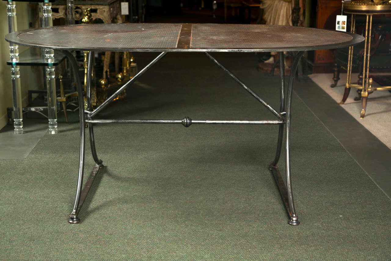 Steel Industrial Table For Sale 5