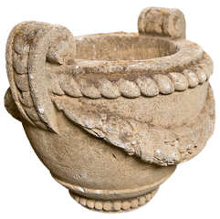 French Limestone Planter