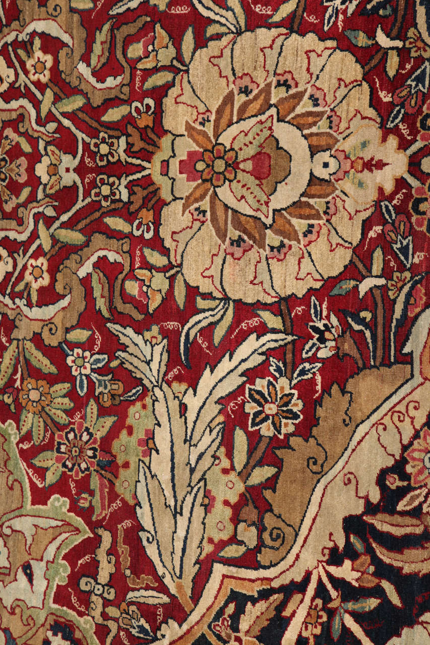 Antique 1890s Persian Kermanshah Rug, Wool, 9' x 12' For Sale 3