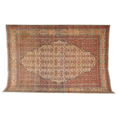 Persian Haji Jalili Tabriz Carpet Circa 1890 10