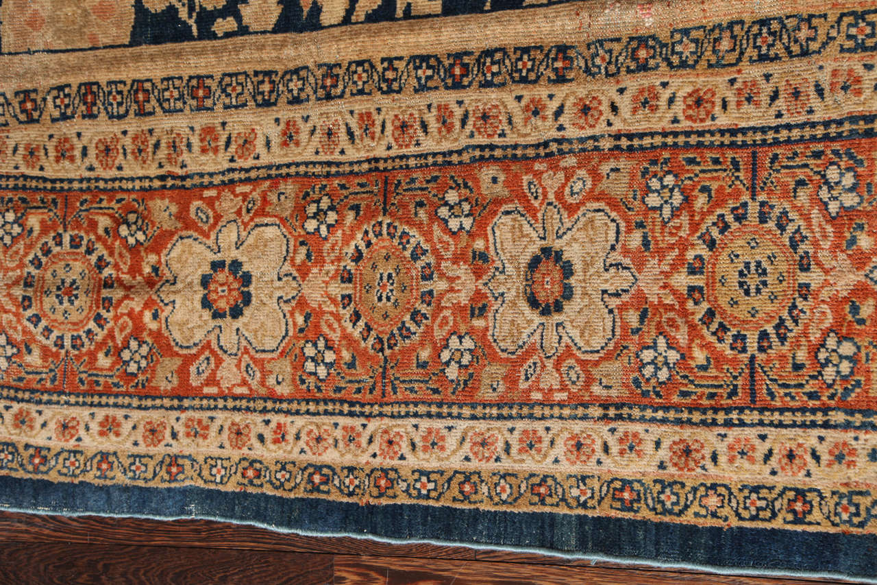 Antique 1880s Persian Sultanabad Rug, 11' x 14' For Sale 3