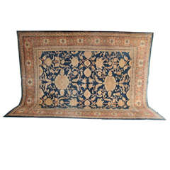 Persian Sultanabad Carpet Circa 1880 in Handspun Wool and Natural Vegetal Dyes 8