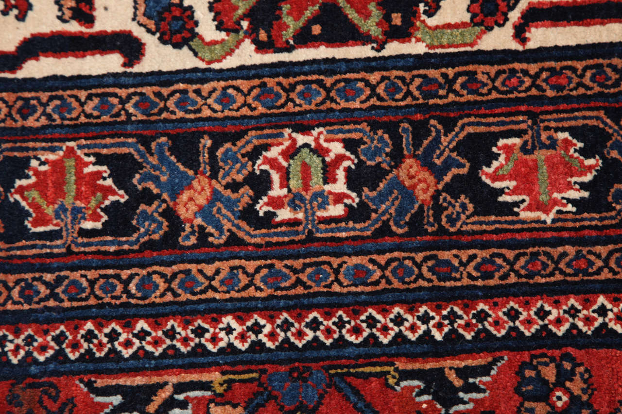 Wool Antique 1900s Persian Joshagan Khosroabad Rug, 8x10