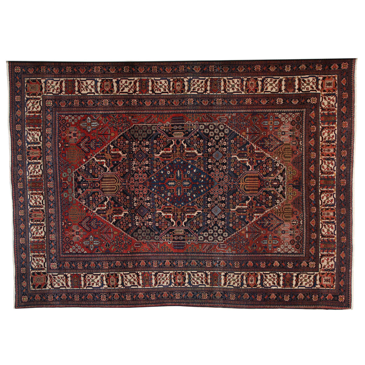 Antique 1900s Persian Joshagan Khosroabad Rug, 8x10