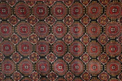Antique 1890s Persian Amal Ziegler Bakhtiari Rug, Wool, 12' x 12'