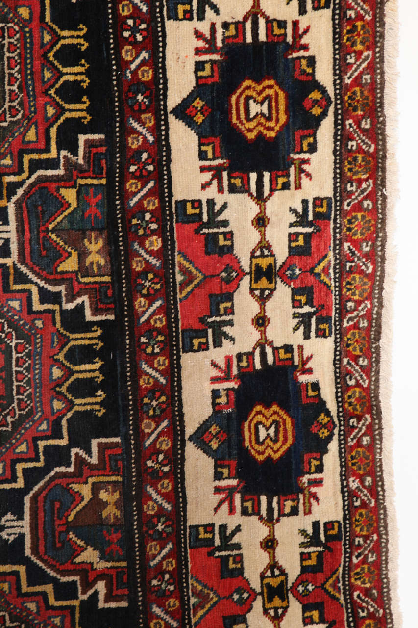 19th Century Antique 1890s Persian Amal Ziegler Bakhtiari Rug, Wool, 12' x 12' For Sale