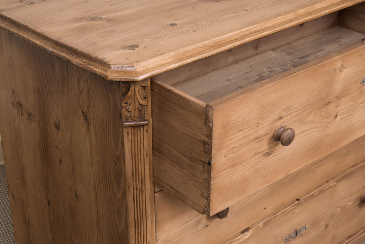 Hungarian Pine Chest of Drawers