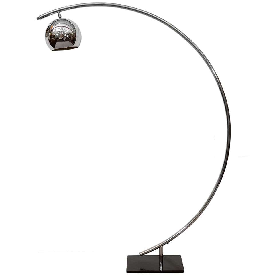 Mid Century Arco Chrome Reading Lamp