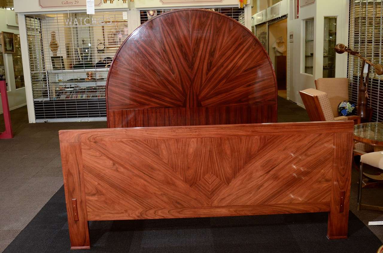 art nouveau bed frame