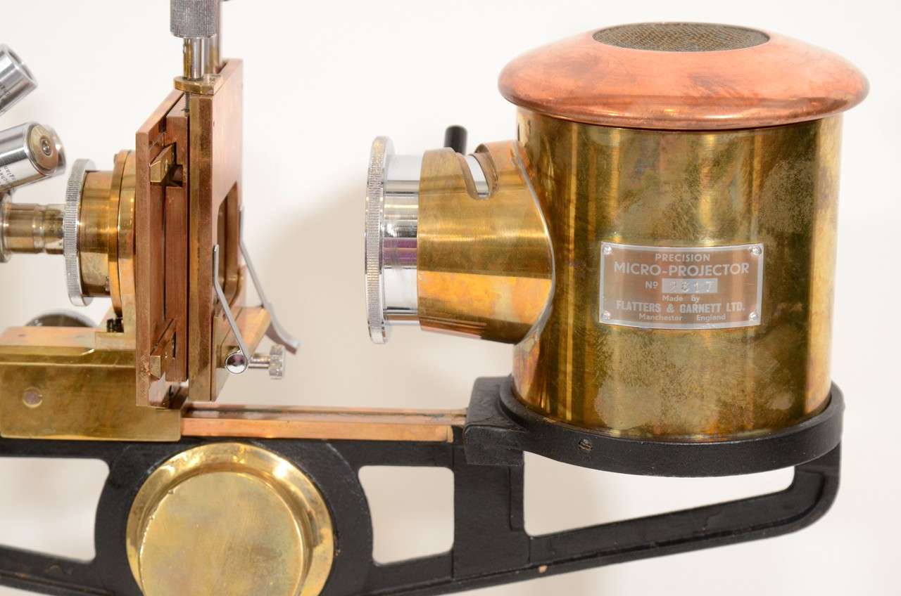 Vintage Precision Micro-Projector by Flatters and Garnett at 1stDibs ...