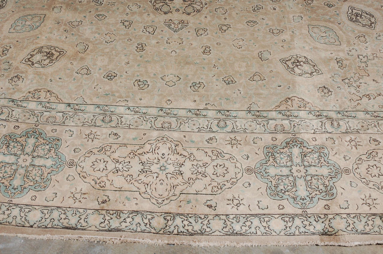 Mid-20th Century Antique Tabriz Persian Rug For Sale