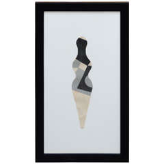 Jean Hans Arp, Doll Shaped Collage 6
