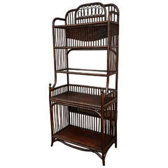 Rattan Bakers Rack