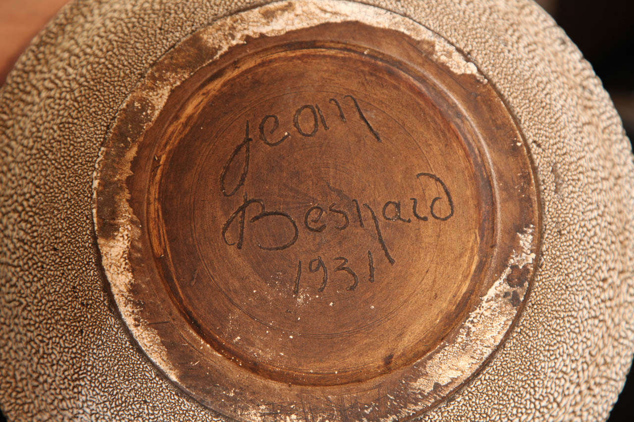 Mid-20th Century Rare Jean Besnard Closed Bowl