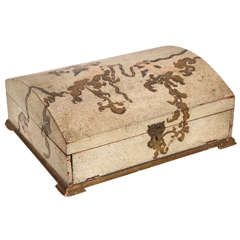 Unique Jessie Leach Rector Hand-Painted Box