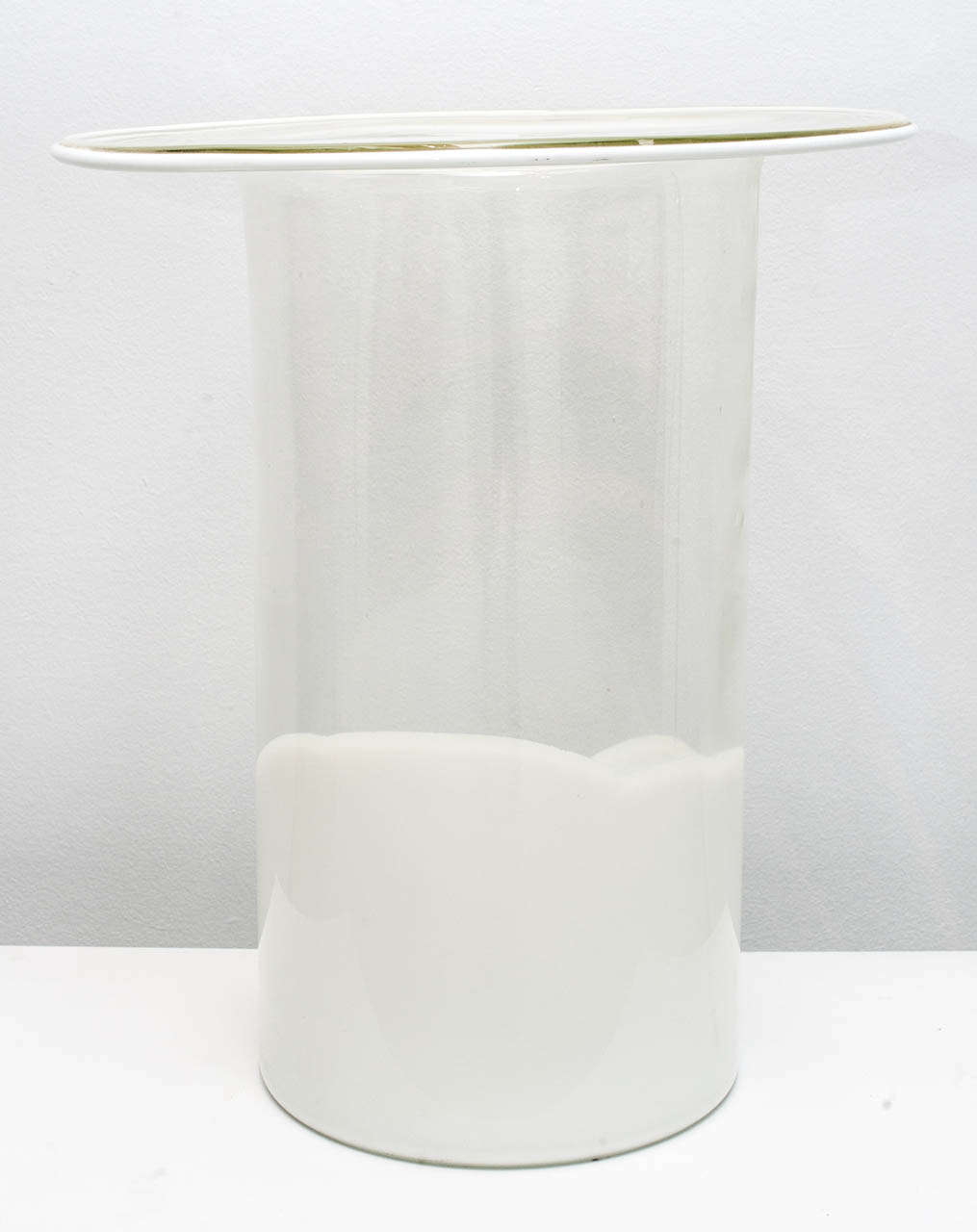 Italian 1970s Blown Glass Vase For Sale