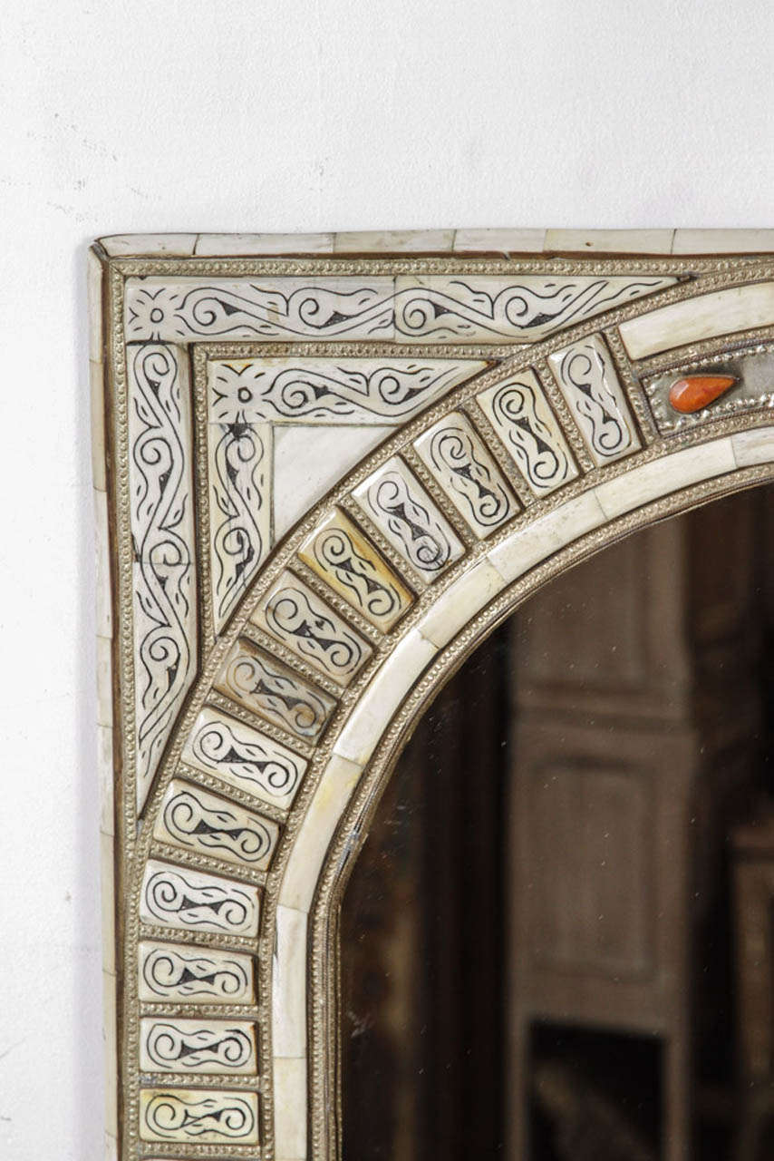 Moorish Moroccan Mirror Inlaid