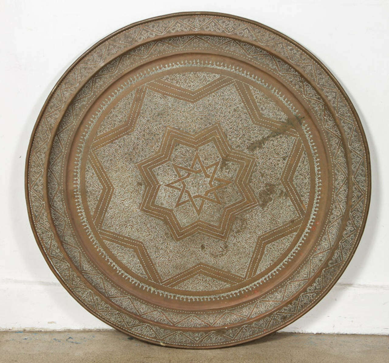 Moroccan Round Brass Tray Coffee Table at 1stDibs moroccan round