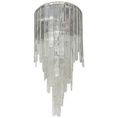 Mazzega Glass Chandelier