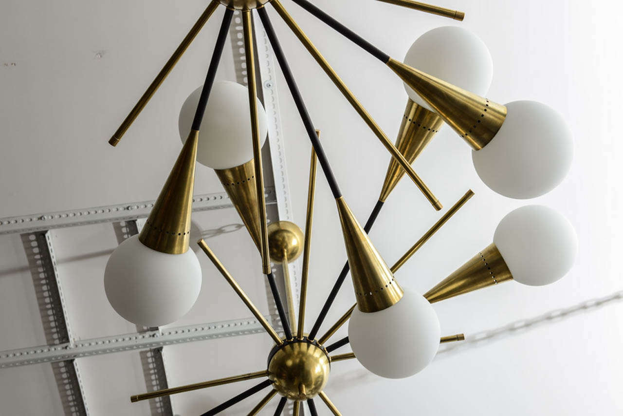 Massive Sputnik Light Fixtures in the Style of Stilnovo 3