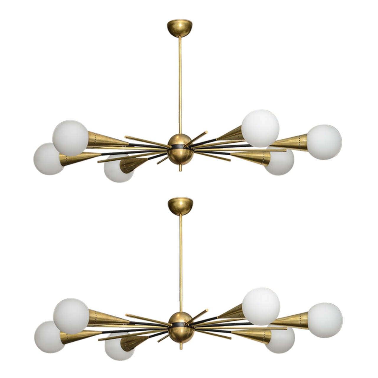Massive Sputnik Light Fixtures in the Style of Stilnovo at ... Massive Sputnik Light Fixtures in the Style of Stilnovo at ...