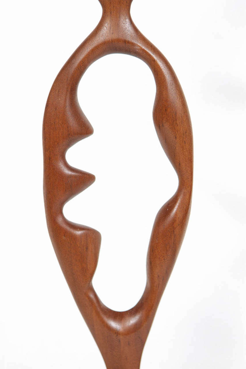 American Direct carved wood sculpture by Donald Saxby 