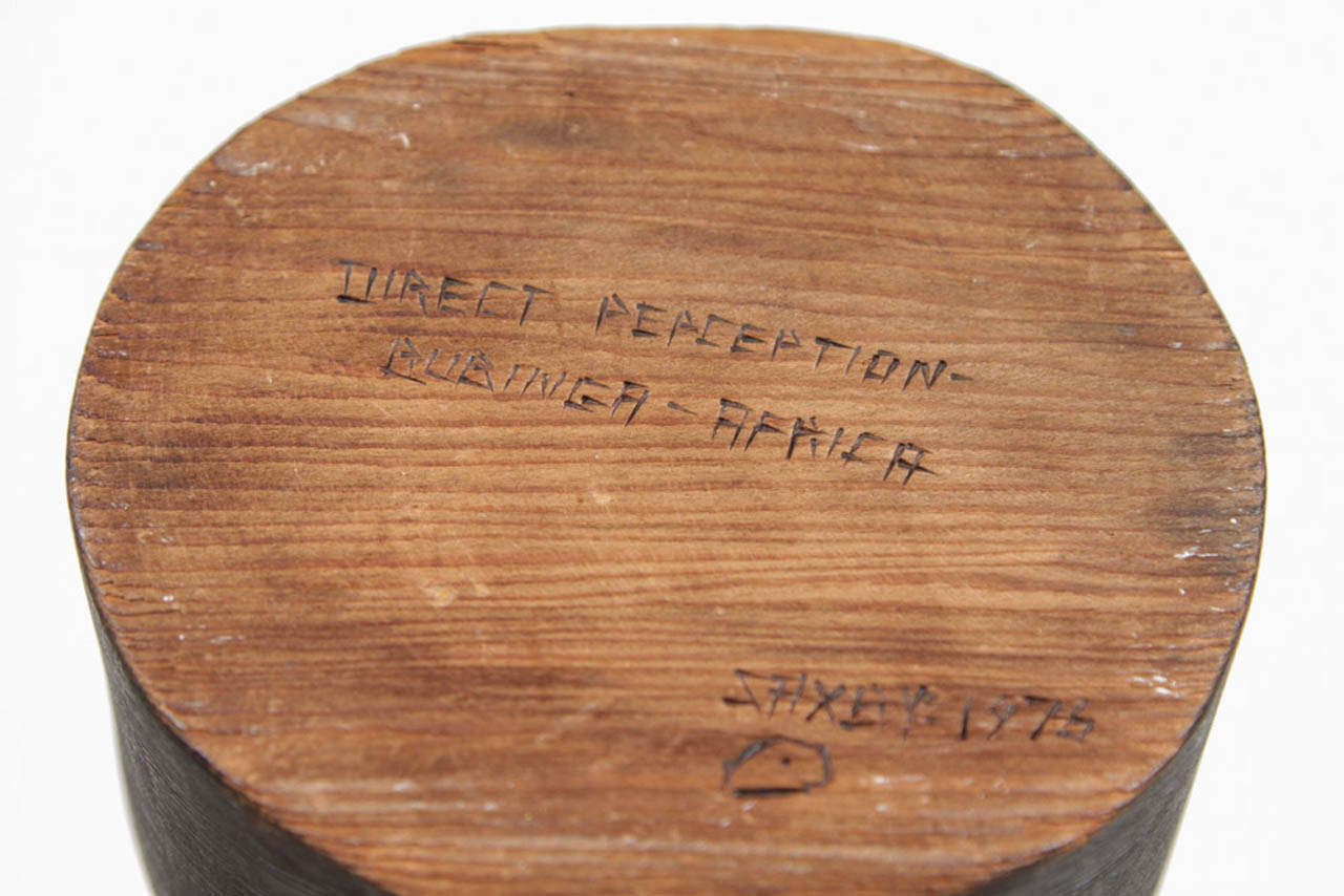 Direct carved wood sculpture by Donald Saxby 