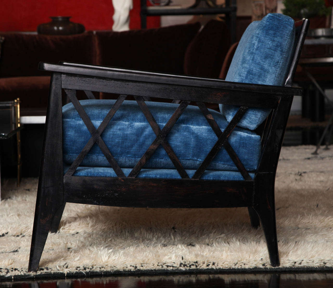 Modern Royere style arm chairs