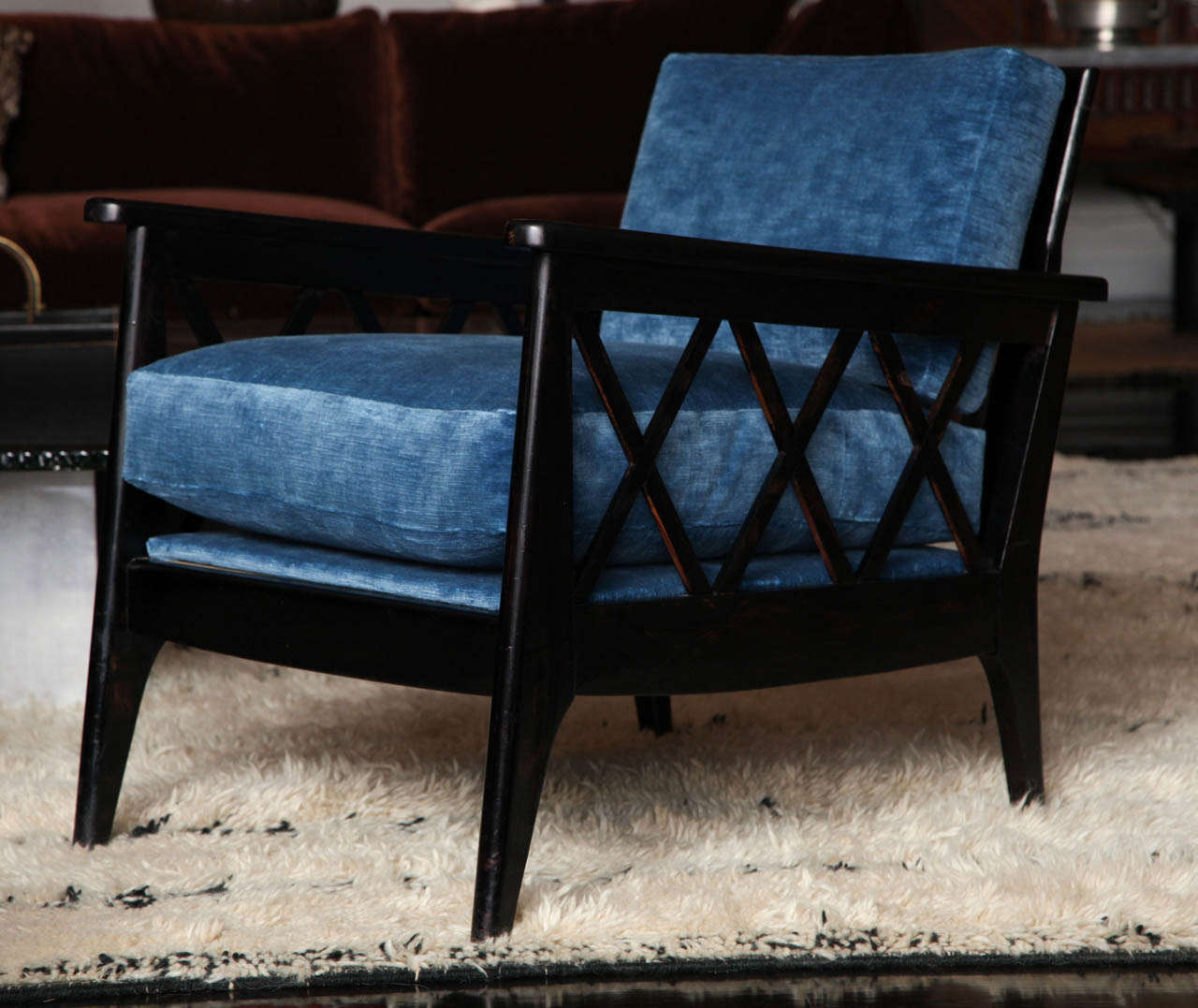 Mid-20th Century Royere style arm chairs