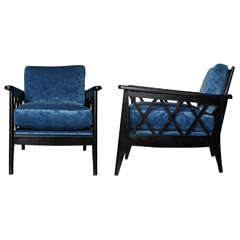 Royere style arm chairs
