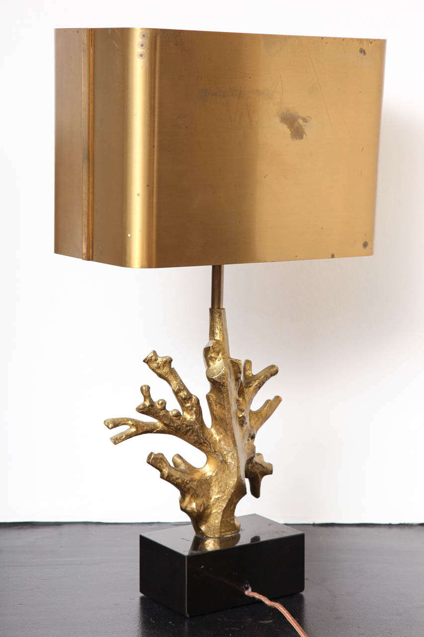 Marble Maison Charles Bronze Lamp For Sale